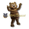 Wooden Bear Mascot Costume