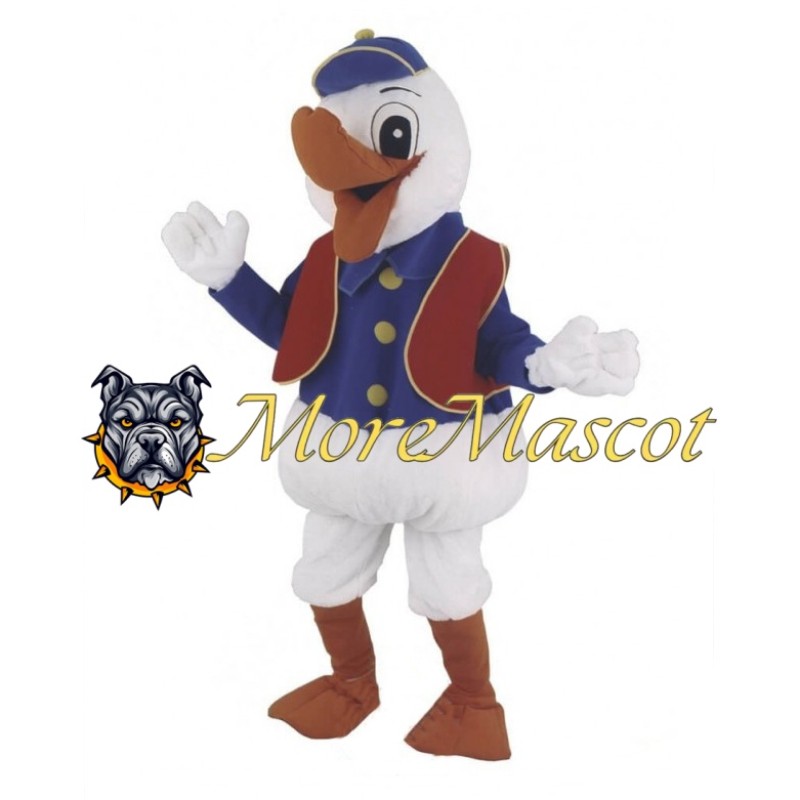 Cute White Duck Mascot Costume