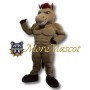 Muscle Brown Horse Mascot Costume