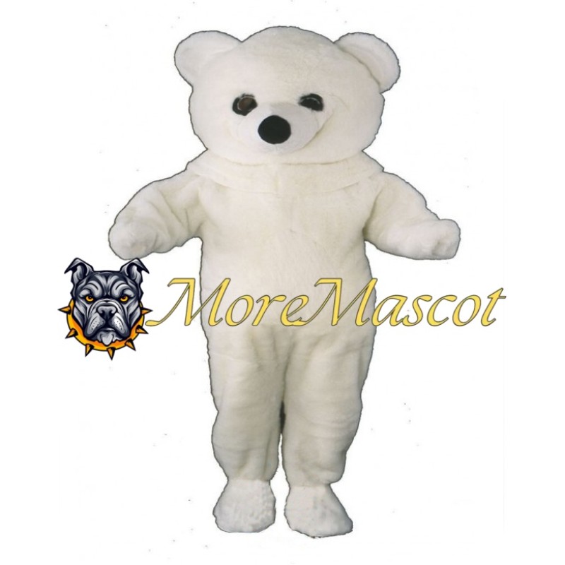 Lovely White Bear Mascot Costume