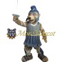 Knight Brown Wolf Mascot Costume
