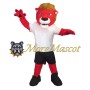 Red Lion Adult Mascot Costume