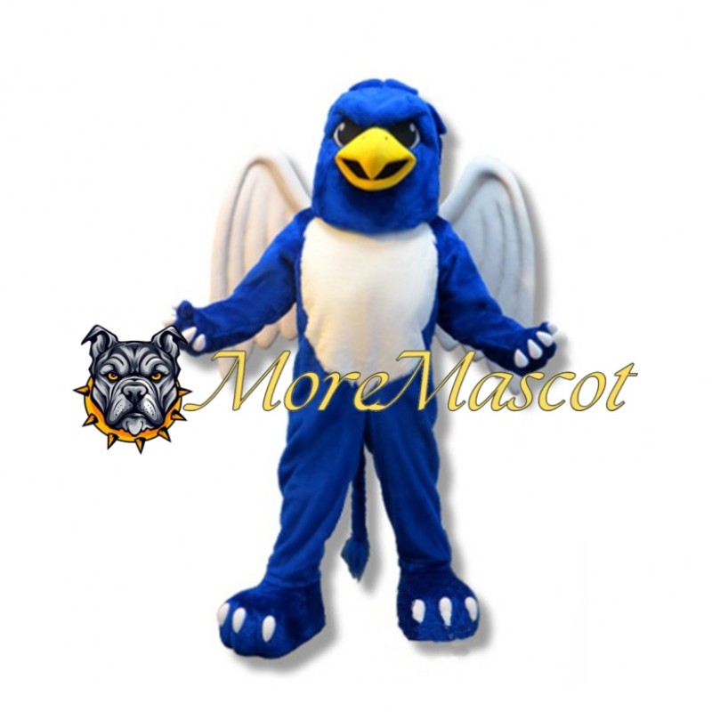 Blue Griffin Mascot Costume