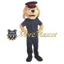 Brown Police Dog Mascot Costume
