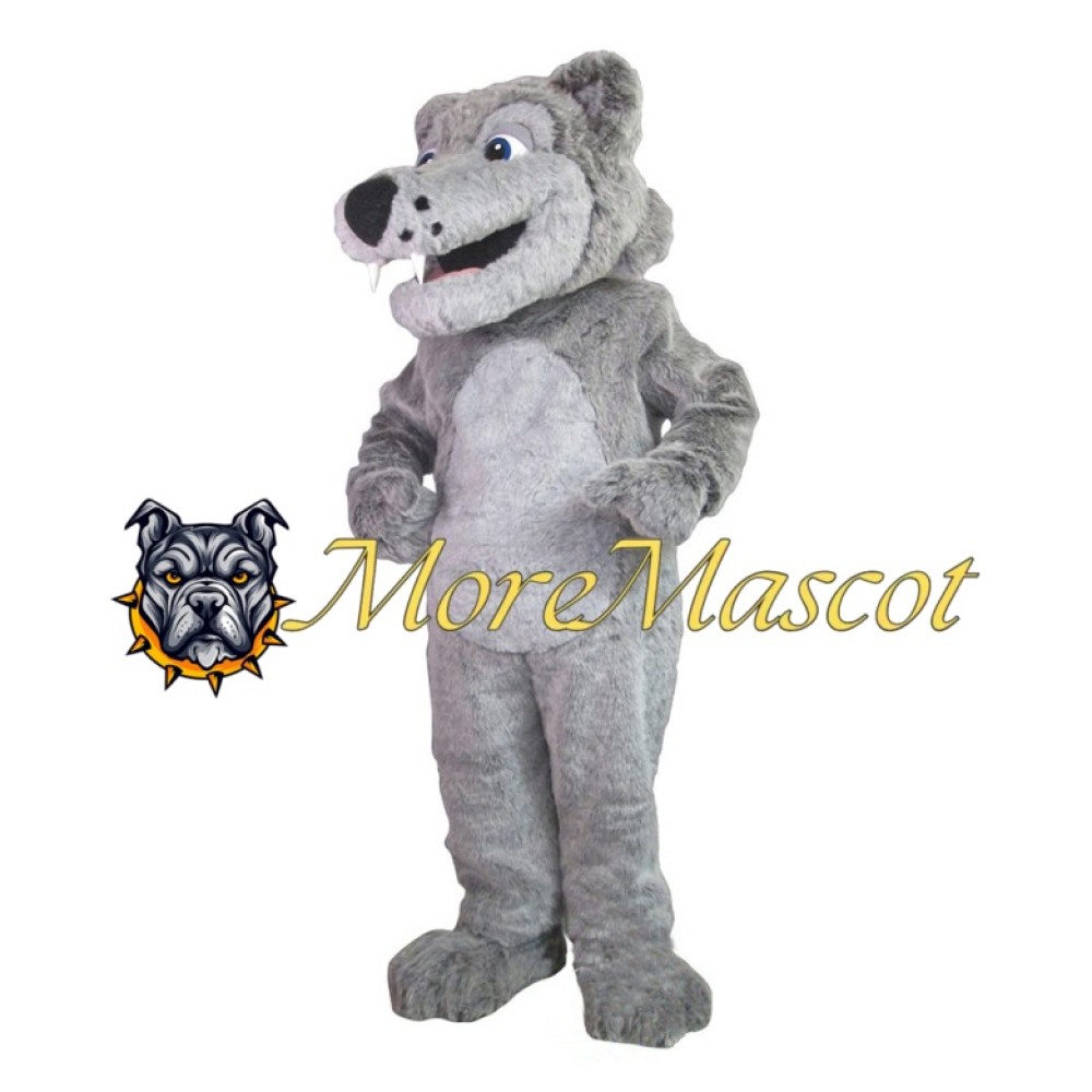 Soft Wolf Mascot Costume
