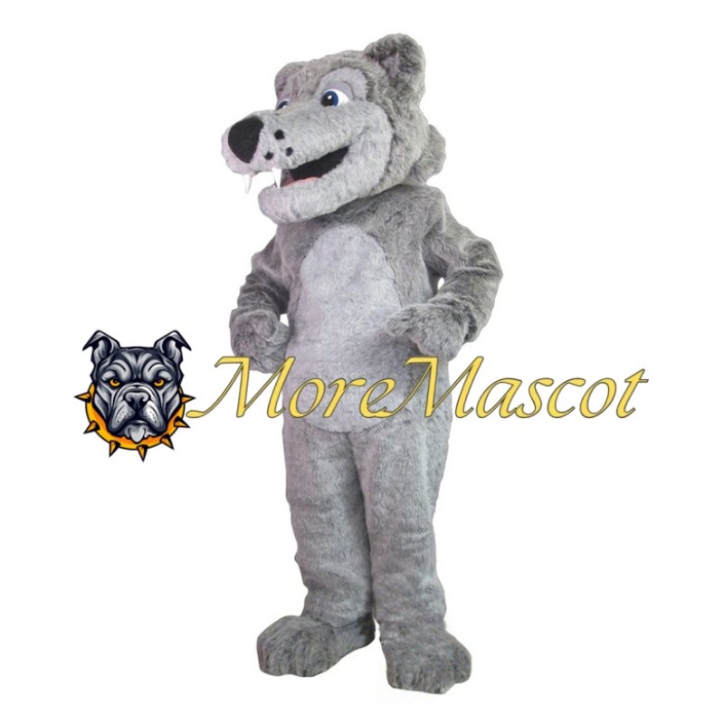 Soft Wolf Mascot Costume