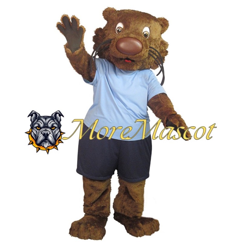 Cute Beaver Mascot Costume