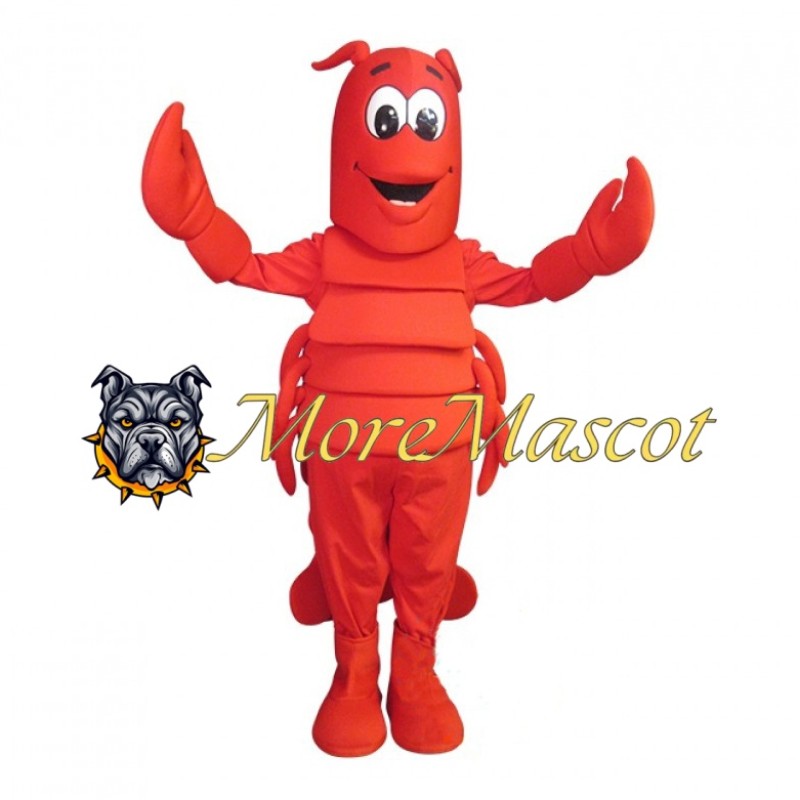 Red Shrimp Mascot Costume