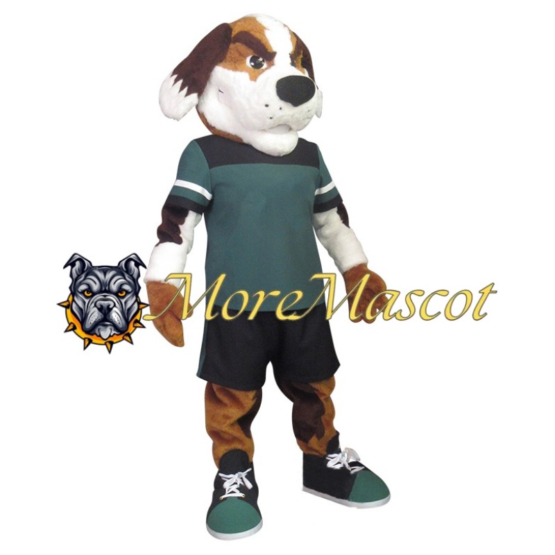 Serious Dog Mascot Costume