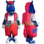 Student Blue Horse Mascot Costume