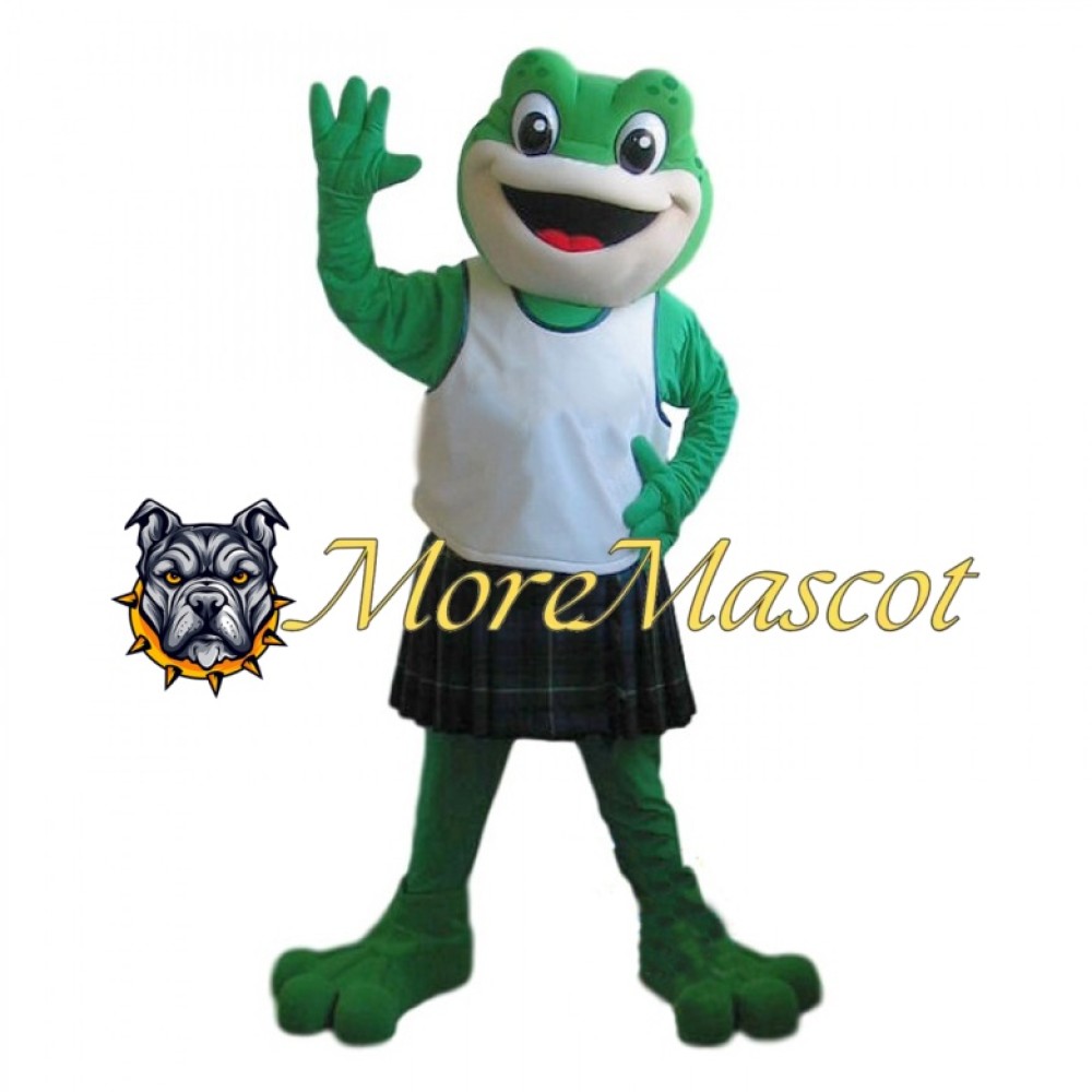 Cheerleading Frog Mascot Costume