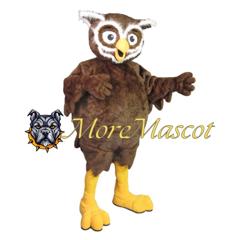 Funny Brown Owl Mascot Costume