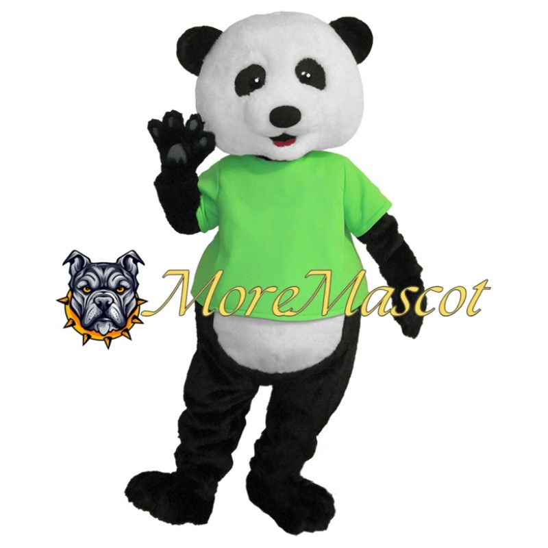 Friendly Panda Mascot Costume