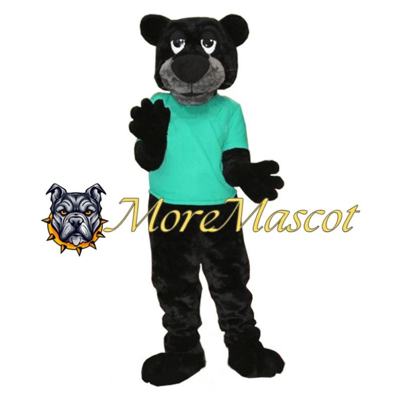 Black Leopard Mascot Costume