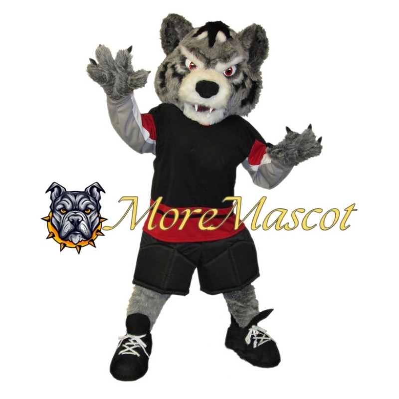Sports Gray Panther Mascot Costume