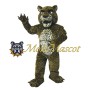Muscle Leopard Mascot Costume