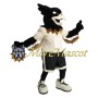 Black Sports Falcon Mascot Costume