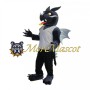 Fierce Black Dragon Mascot Costume