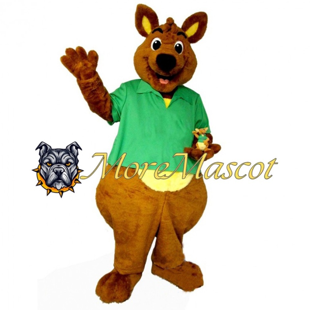 Kind Kangaroo Dad Mascot Costume