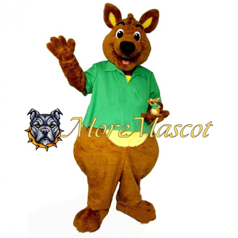 Kind Kangaroo Dad Mascot Costume