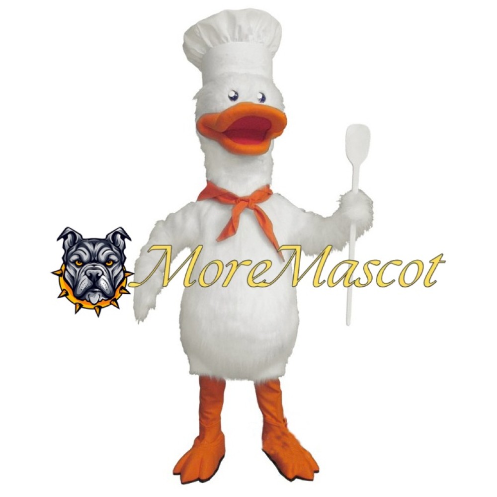 Professional Chef Duck Mascot Costume