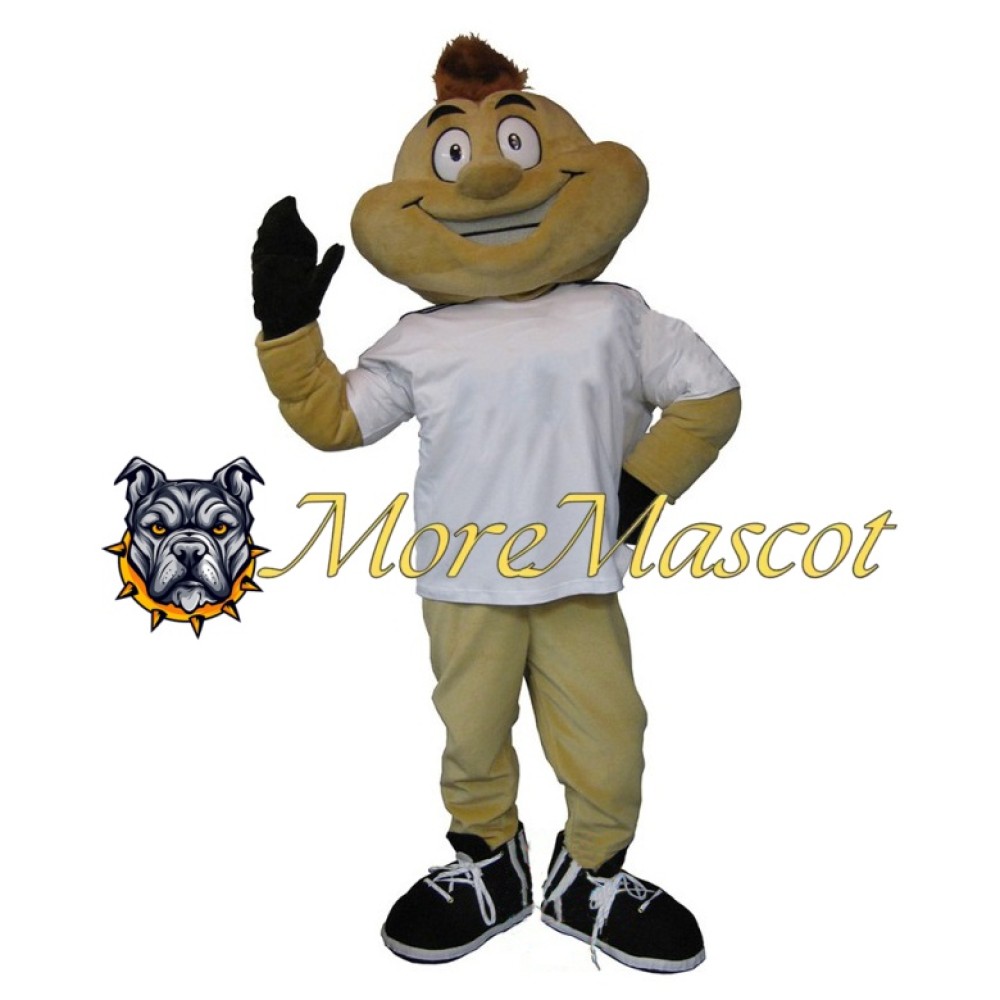 Smiling Boy Mascot Costume