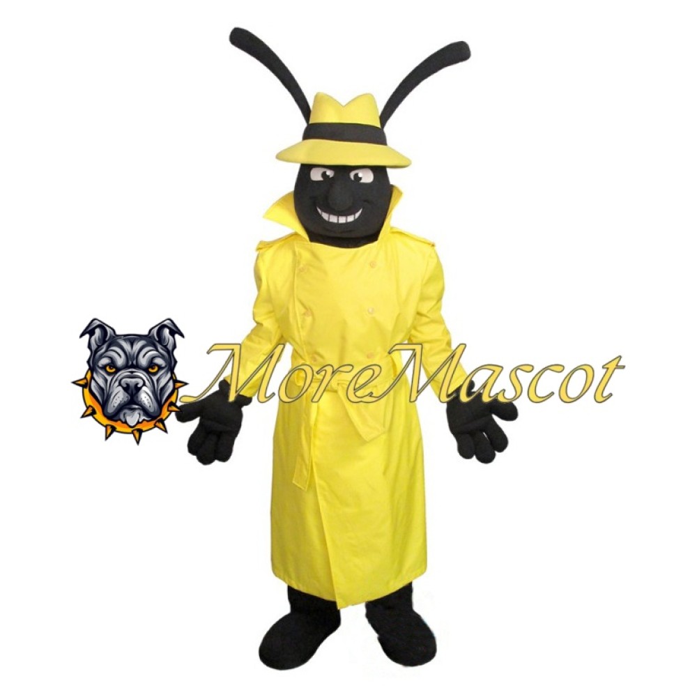 Detective Cricket Mascot Costume