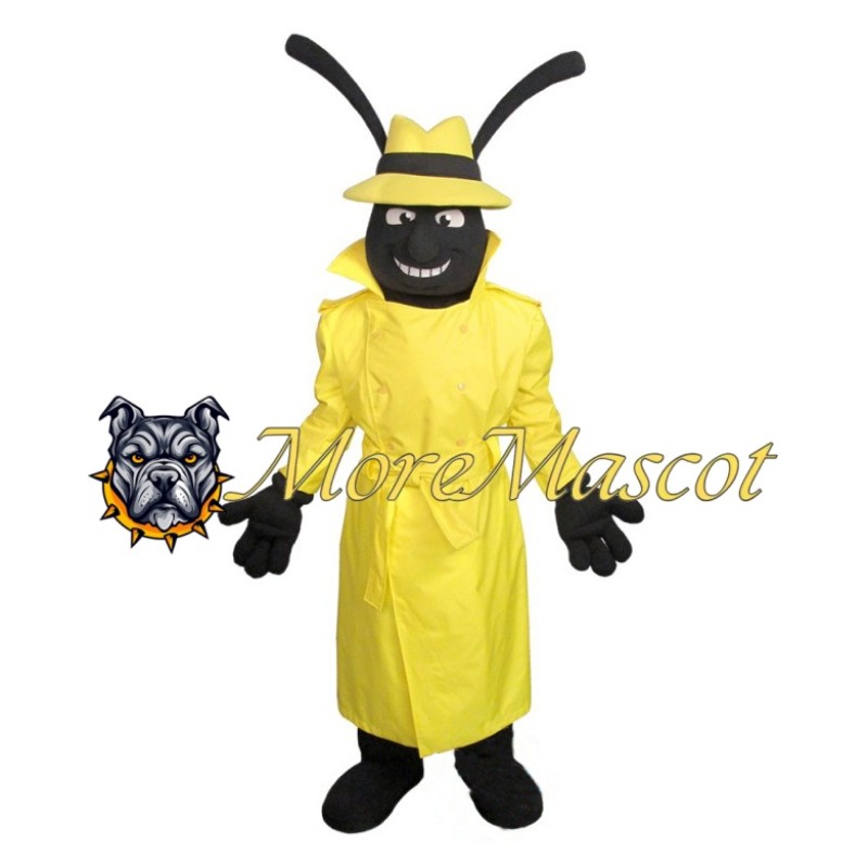 Detective Cricket Mascot Costume
