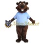 Happy Beaver Adult Mascot Costume