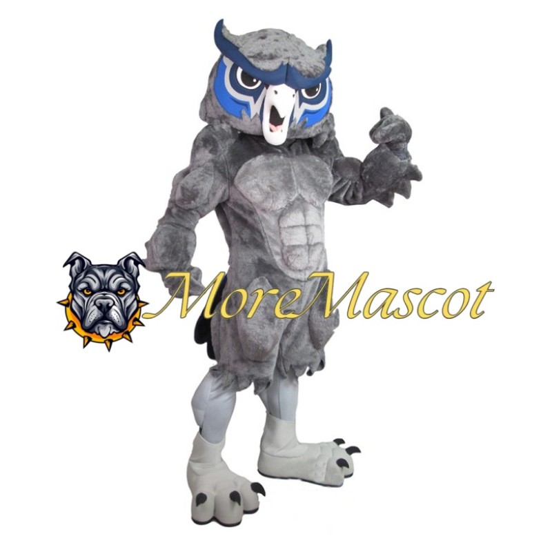 Muscle Owl Mascot Costume