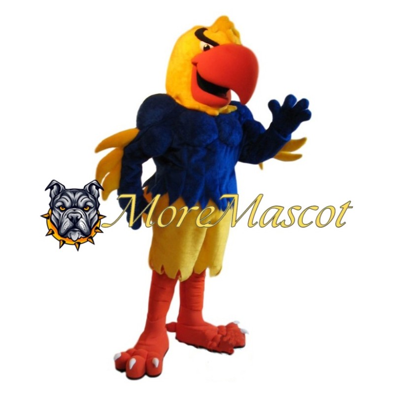 Muscle Parrot Mascot Costume