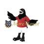 University Blackbird Mascot Costume