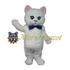 Superb White Cat Mascot Costume