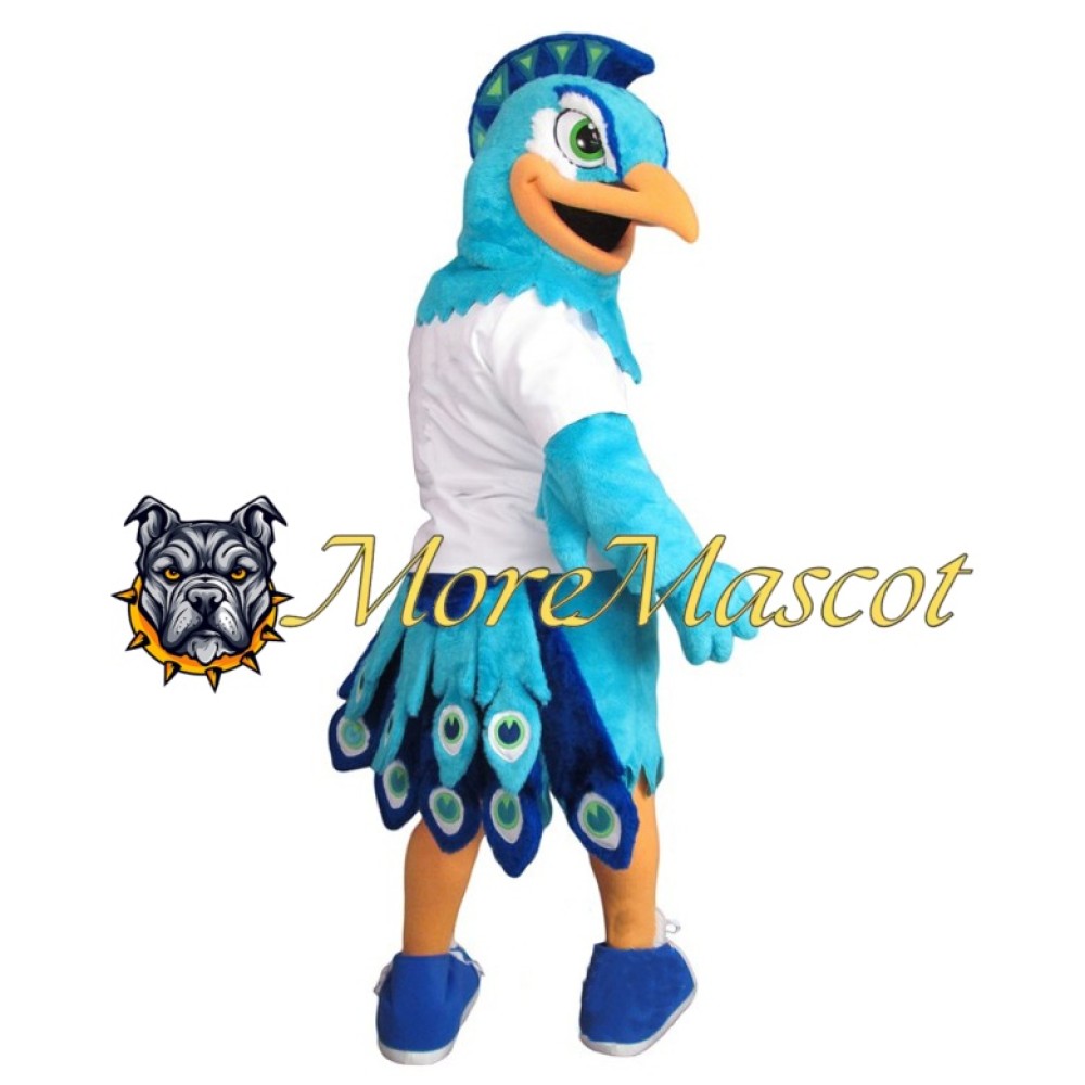 Sports Blue Peacock Mascot Costume