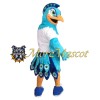 Sports Blue Peacock Mascot Costume