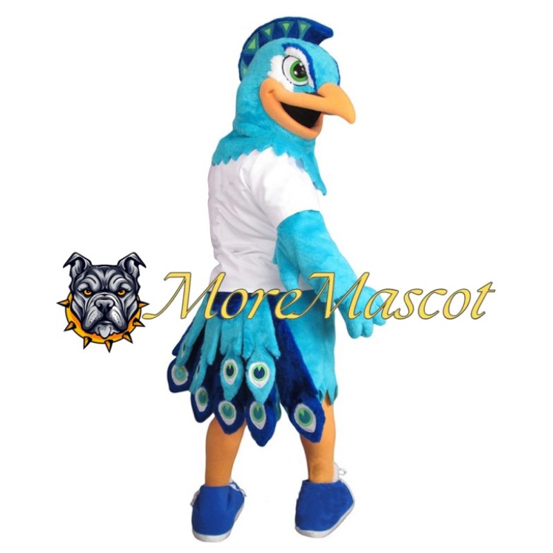 Sports Blue Peacock Mascot Costume