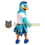 Sports Blue Peacock Mascot Costume