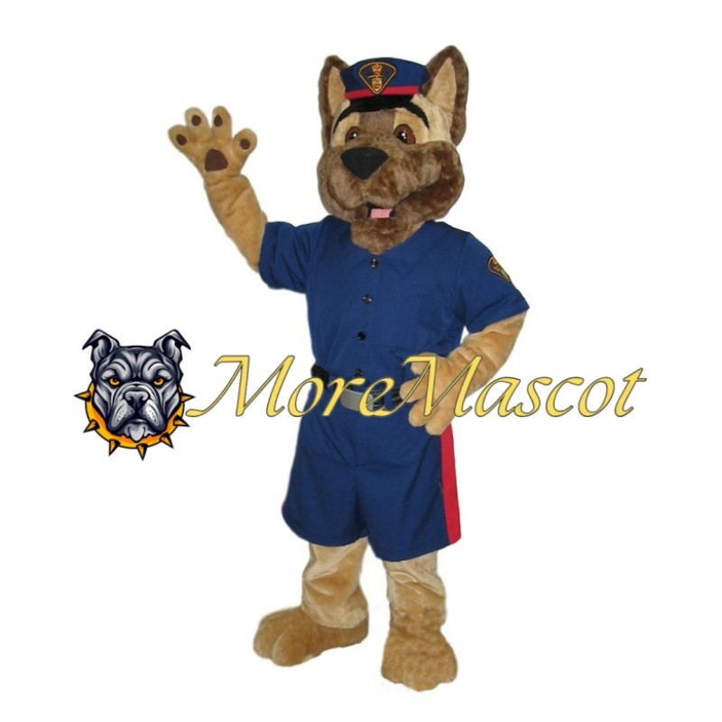 Sheriff Dog Mascot Costume