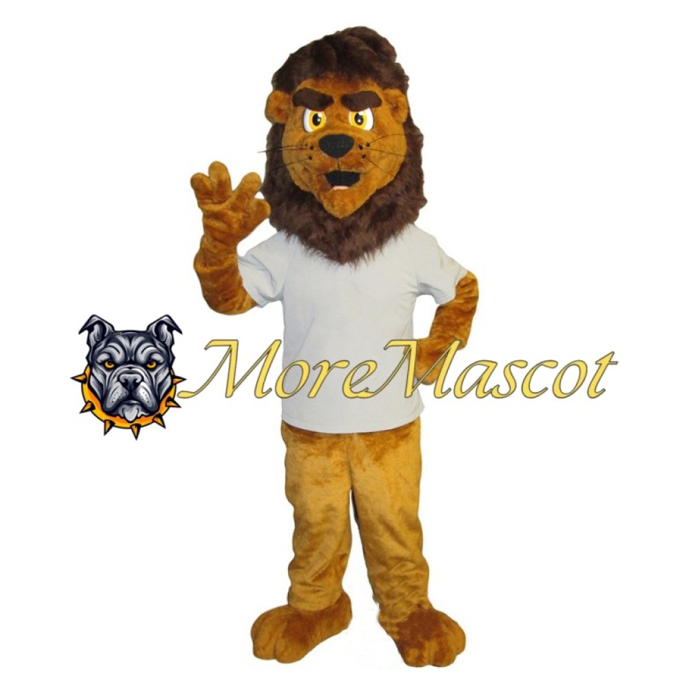Lively Lion Mascot Costume