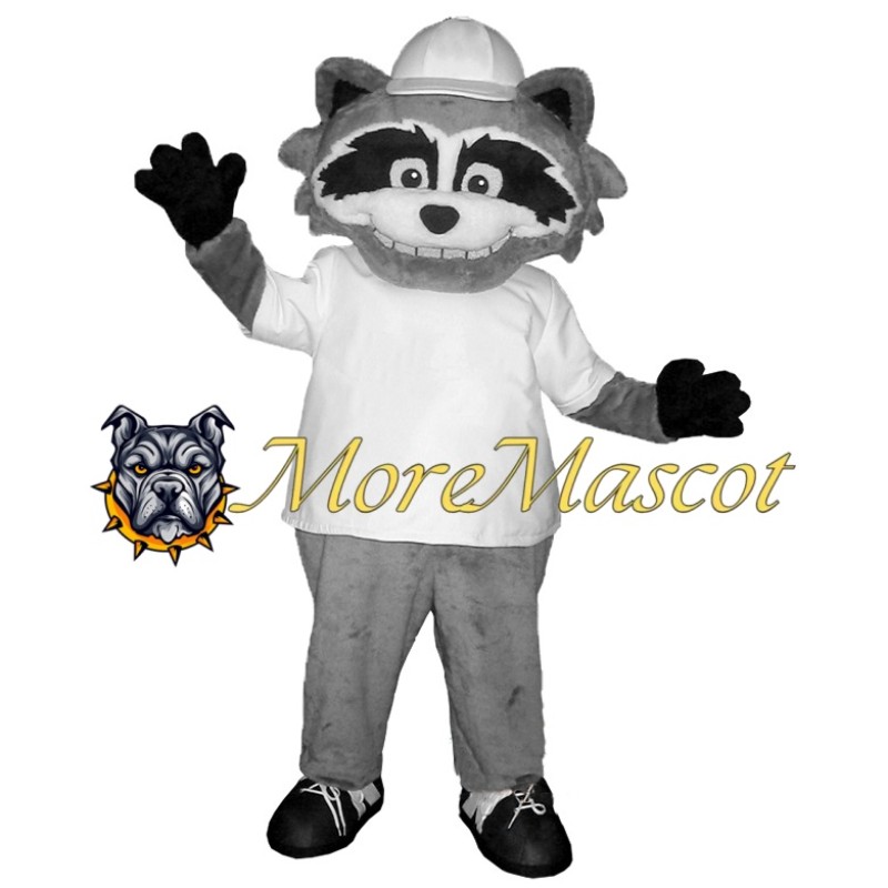 Friendly Raccoon Mascot Costume