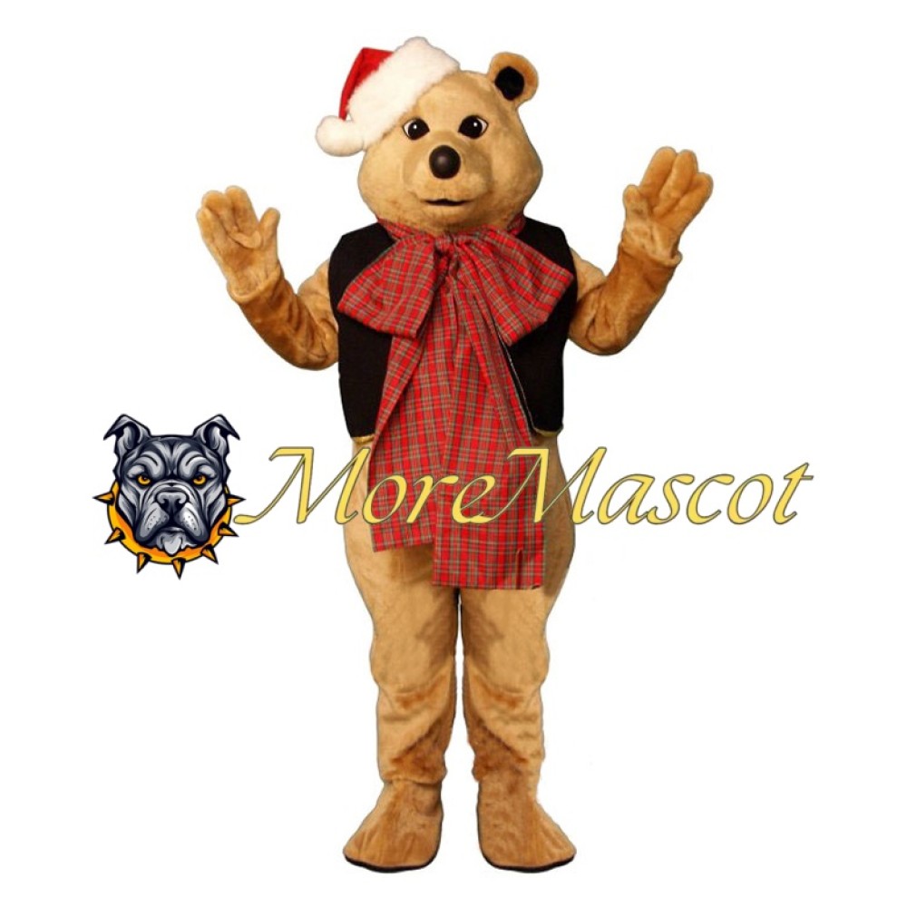 Christmas Bear Mascot Costume