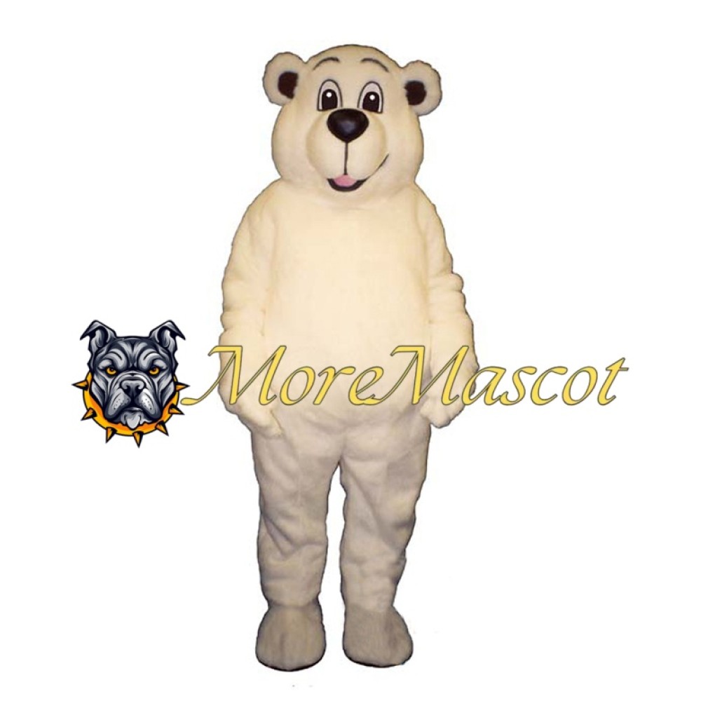 White Bear Adult Mascot Costume