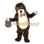 Bow Tie Bear Mascot Costume