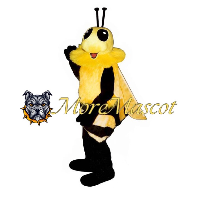 Soft Happy Bee Mascot Costume