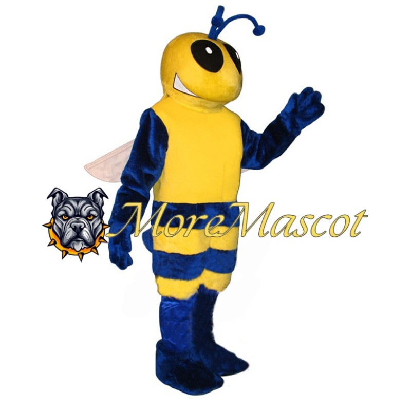 Yellow & Blue Bee Mascot Costume