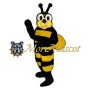 Happy Lightweight Bee Mascot Costume