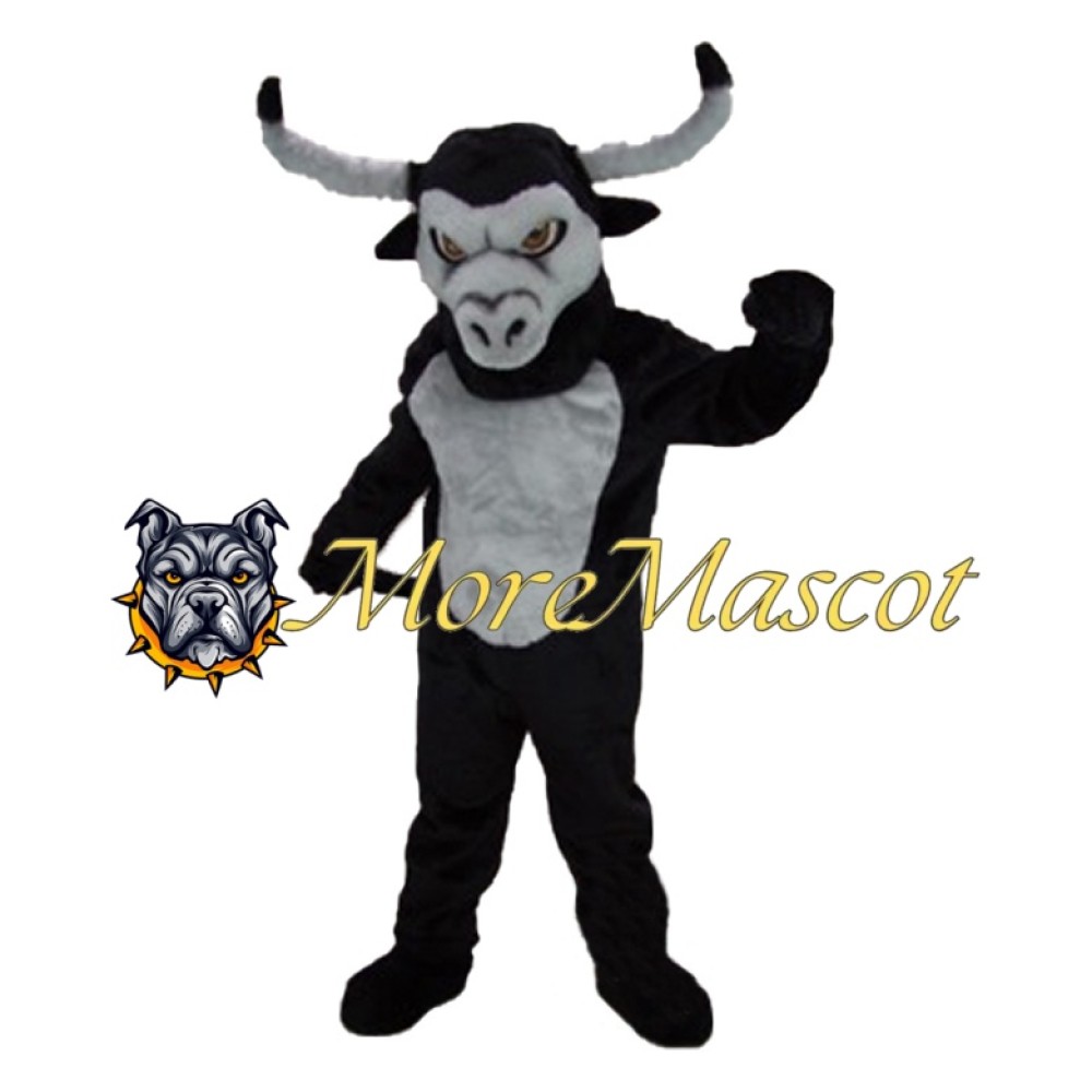 Black Bison Mascot Costume