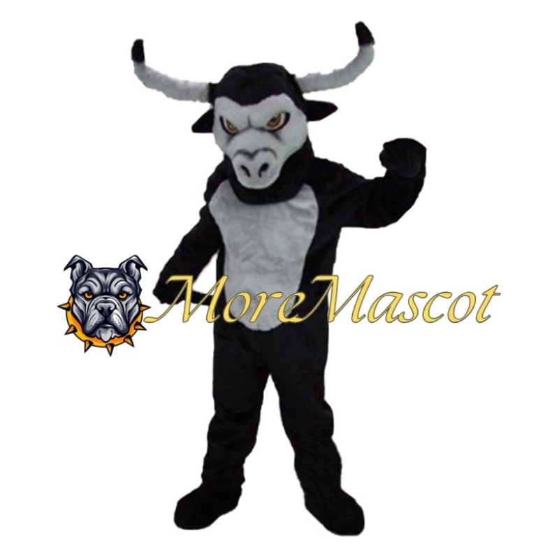 Black Bison Mascot Costume