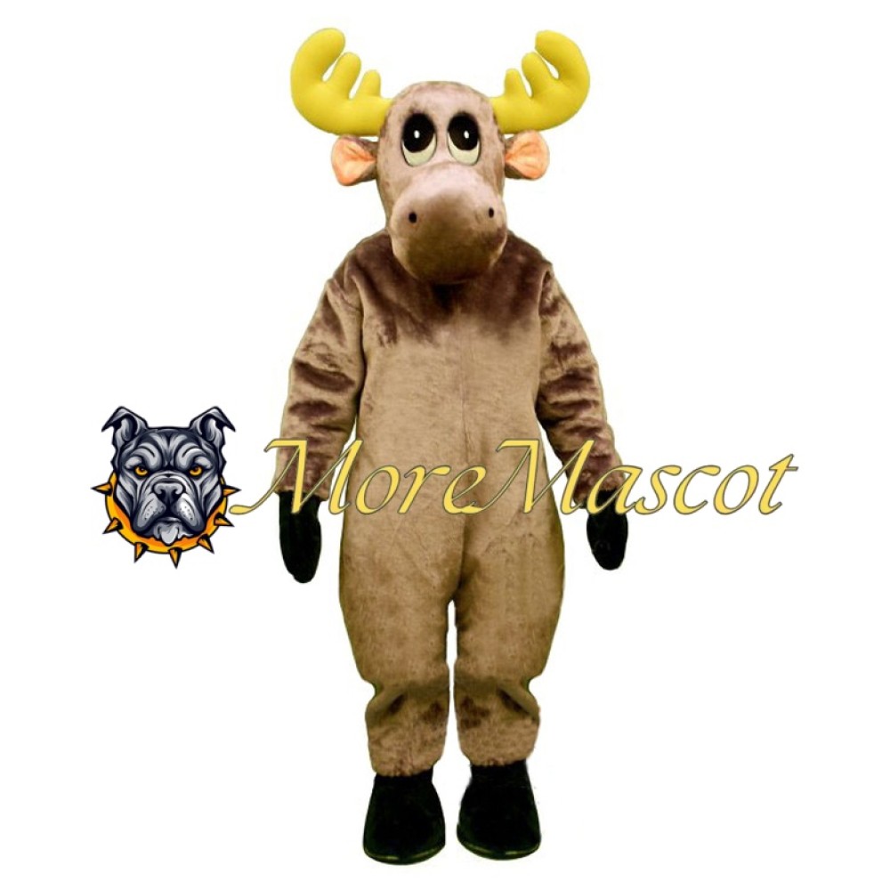 Adult Cute Moose Mascot Costume