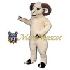 Wise White Goat Mascot Costume
